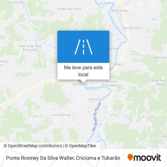 Ponte Rosiney Da Silva Walter mapa