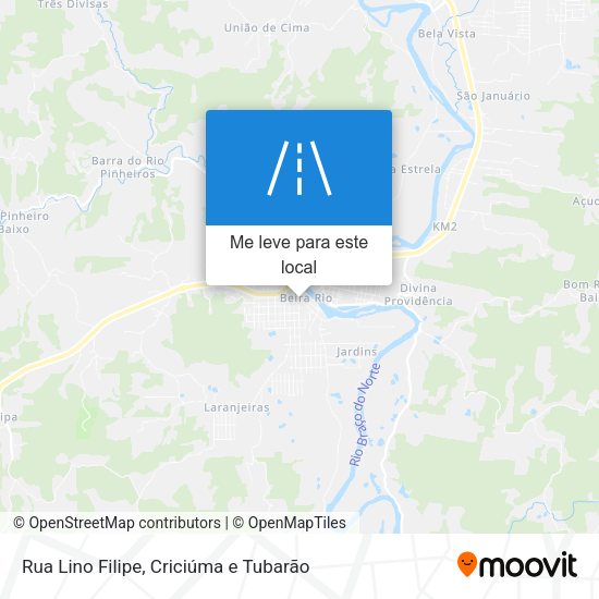 Rua Lino Filipe mapa