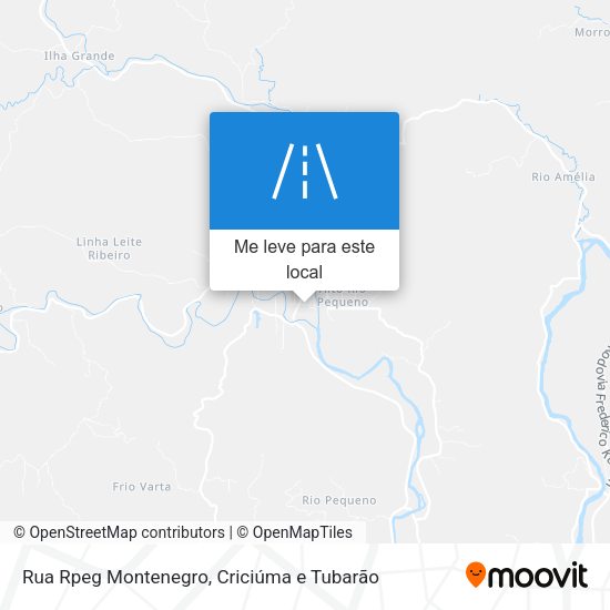 Rua Rpeg Montenegro mapa