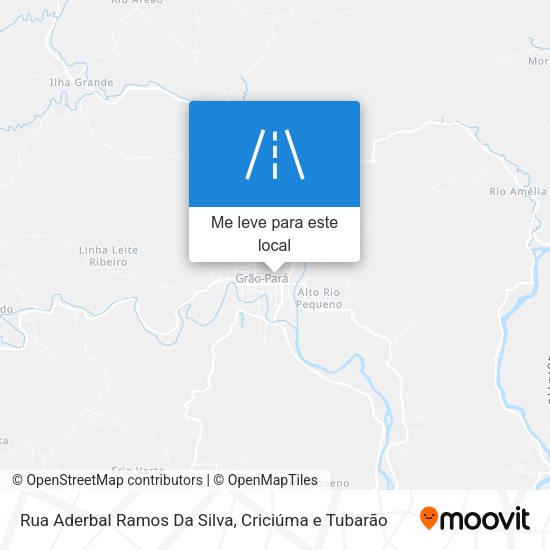 Rua Aderbal Ramos Da Silva mapa