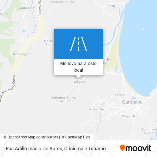 Rua Adílio Inácio De Abreu mapa