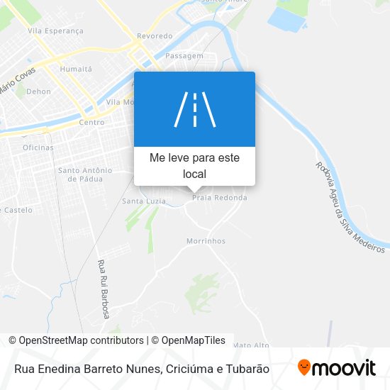 Rua Enedina Barreto Nunes mapa