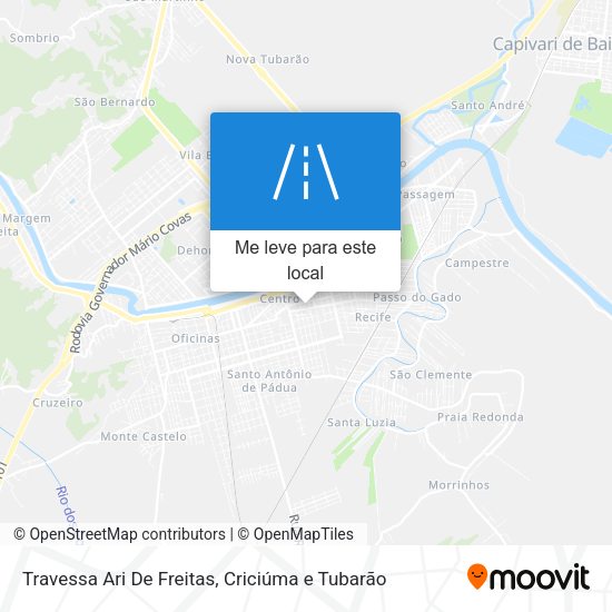 Travessa Ari De Freitas mapa