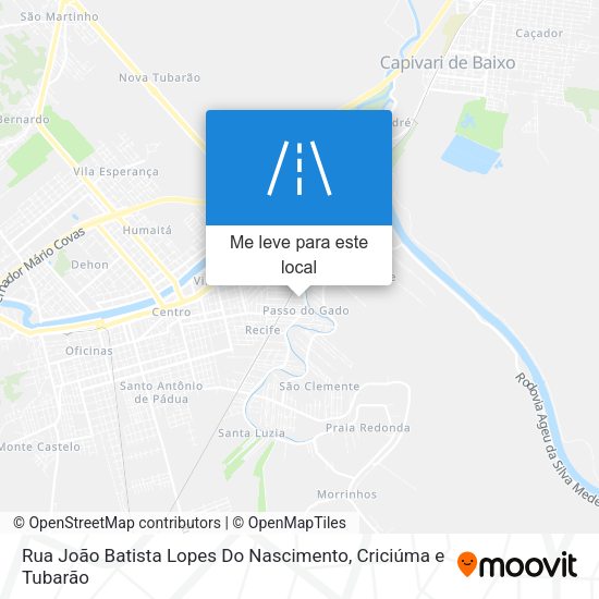 Rua João Batista Lopes Do Nascimento mapa