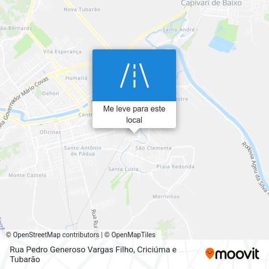 Rua Pedro Generoso Vargas Filho mapa