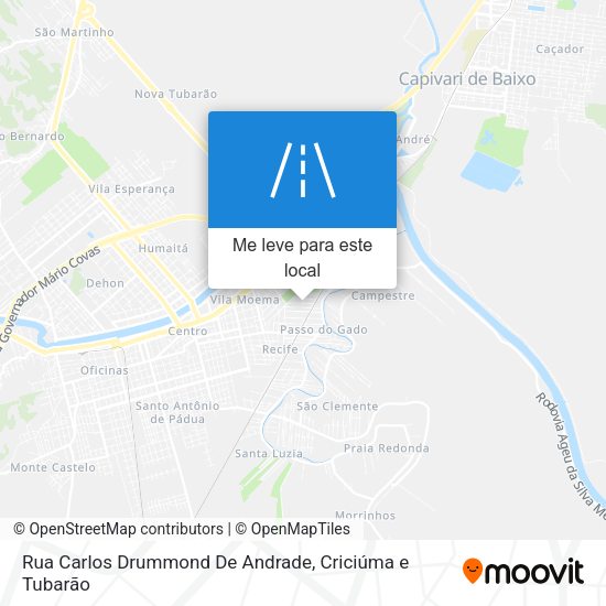 Rua Carlos Drummond De Andrade mapa