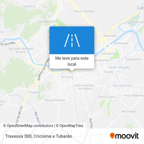 Travessa 300 mapa