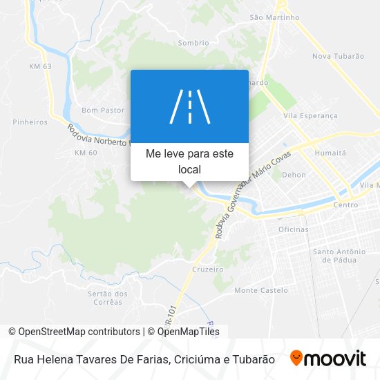Rua Helena Tavares De Farias mapa