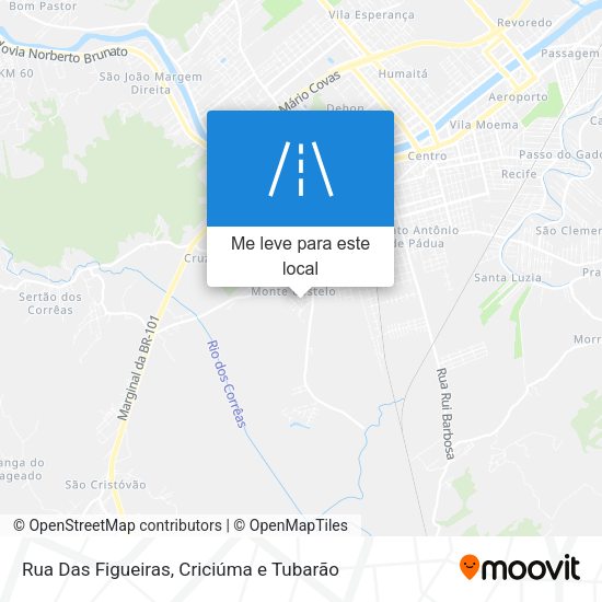 Rua Das Figueiras mapa