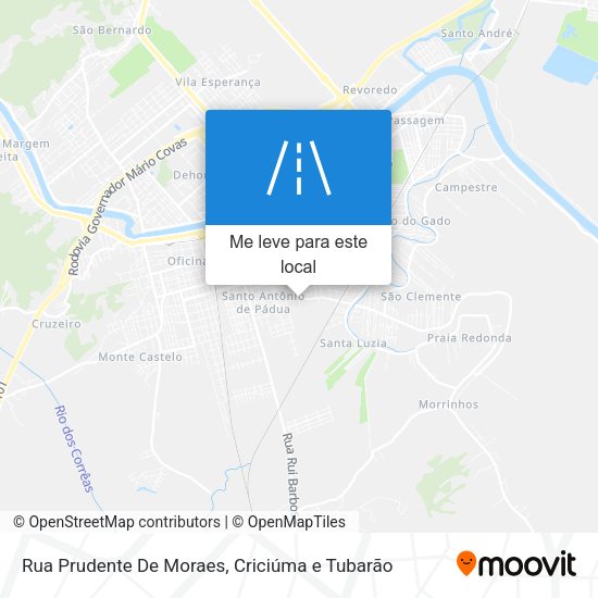 Rua Prudente De Moraes mapa
