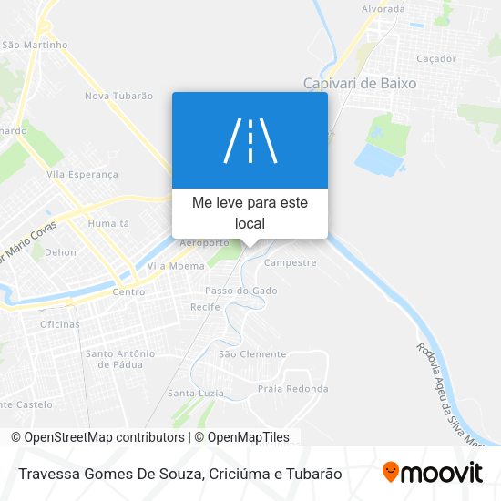Travessa Gomes De Souza mapa