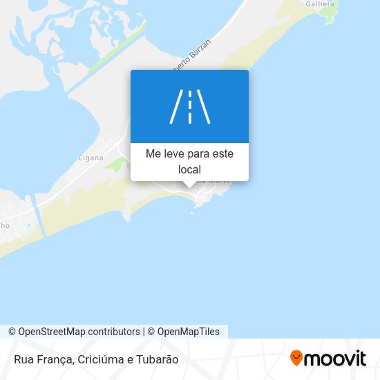 Rua França mapa