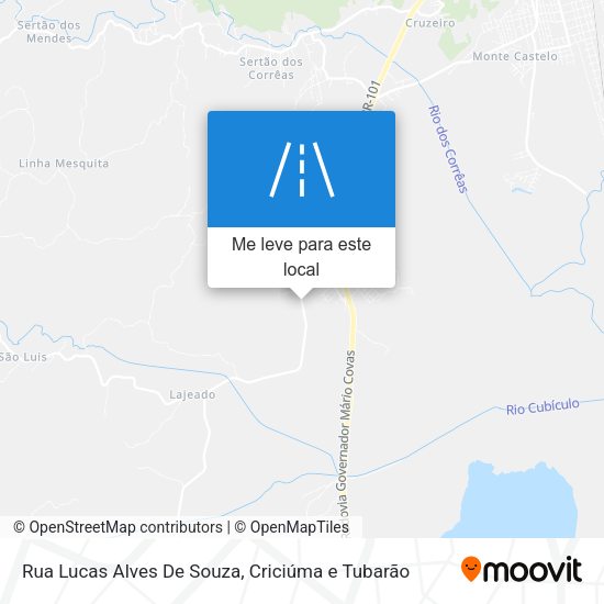 Rua Lucas Alves De Souza mapa