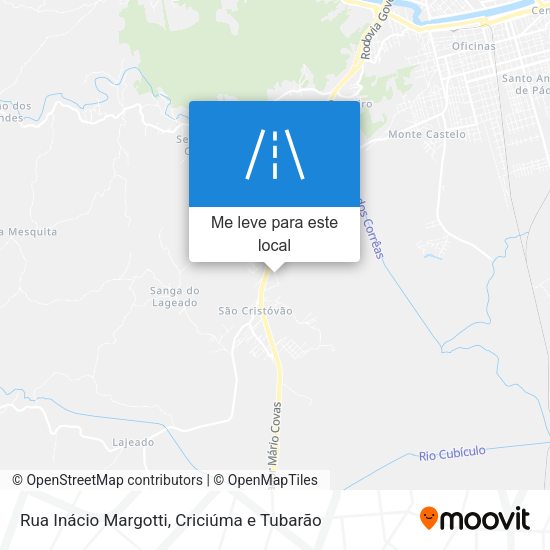 Rua Inácio Margotti mapa