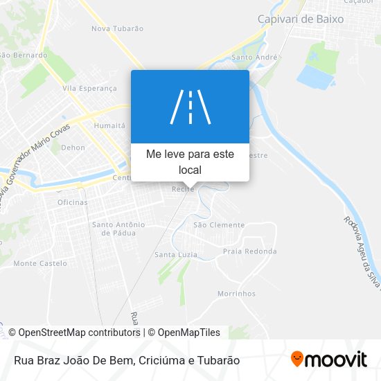 Rua Braz João De Bem mapa