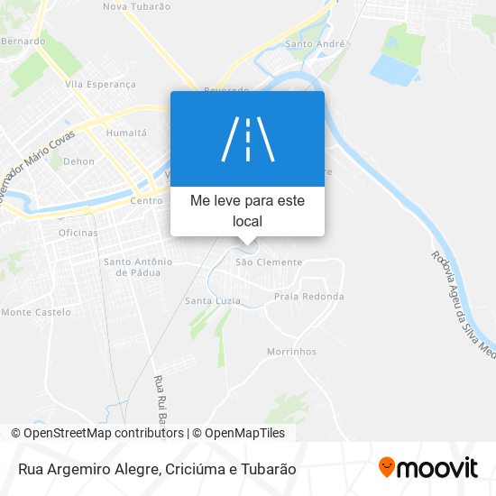 Rua Argemiro Alegre mapa