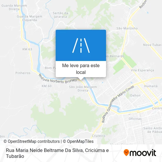 Rua Maria Neide Beltrame Da Silva mapa