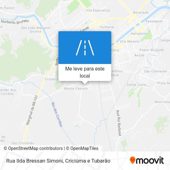 Rua Ilda Bressan Simoni mapa
