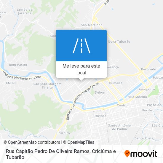 Rua Capitão Pedro De Oliveira Ramos mapa