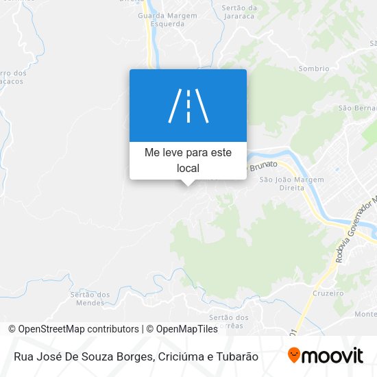 Rua José De Souza Borges mapa