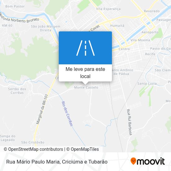 Rua Mário Paulo Maria mapa