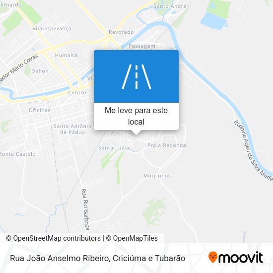 Rua João Anselmo Ribeiro mapa