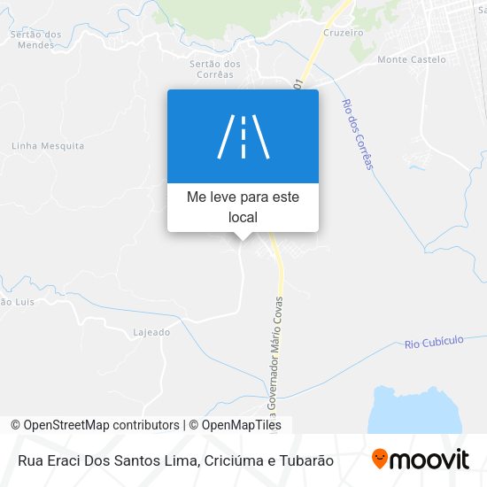Rua Eraci Dos Santos Lima mapa