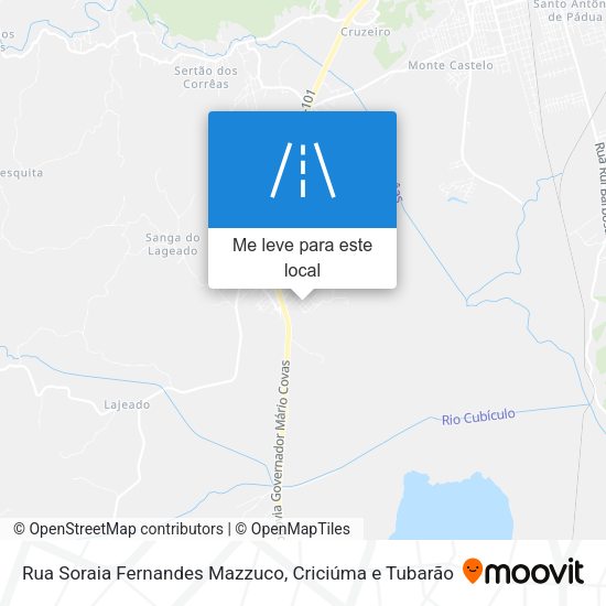 Rua Soraia Fernandes Mazzuco mapa