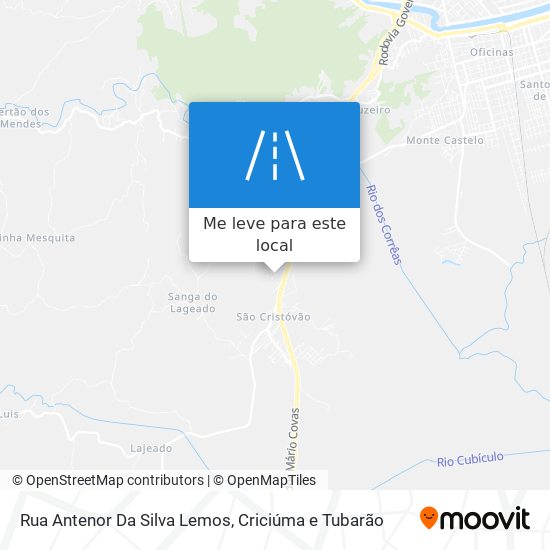 Rua Antenor Da Silva Lemos mapa