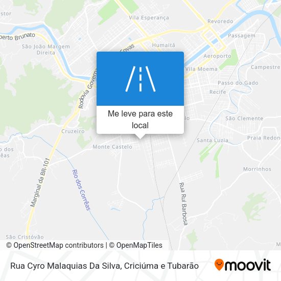 Rua Cyro Malaquias Da Silva mapa