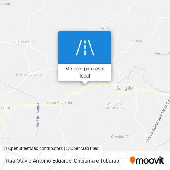 Rua Otávio Antônio Eduardo mapa