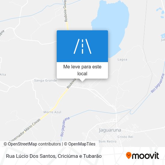 Rua Lúcio Dos Santos mapa