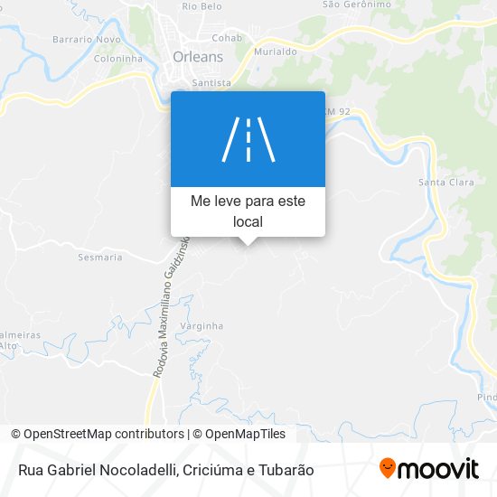 Rua Gabriel Nocoladelli mapa