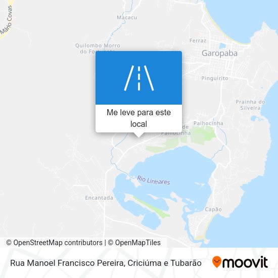 Rua Manoel Francisco Pereira mapa