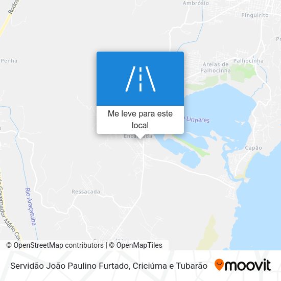 Servidão João Paulino Furtado mapa