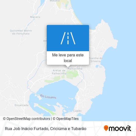 Rua Job Inácio Furtado mapa