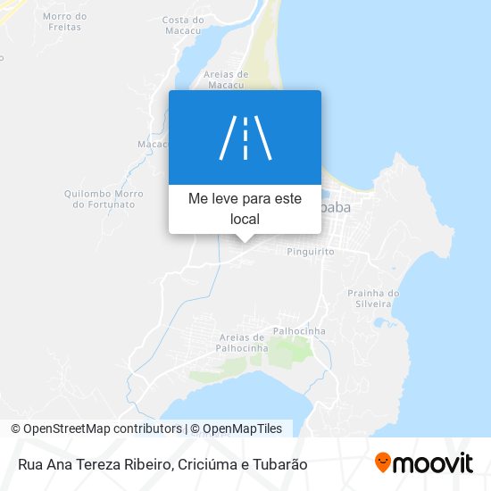 Rua Ana Tereza Ribeiro mapa