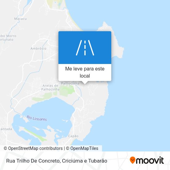 Rua Trilho De Concreto mapa