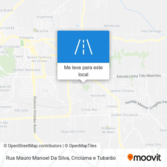 Rua Mauro Manoel Da Silva mapa