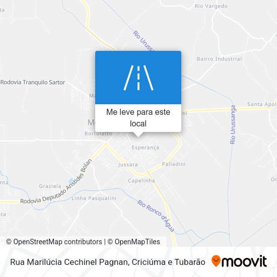 Rua Marilúcia Cechinel Pagnan mapa