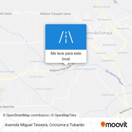 Avenida Miguel Teixeira mapa