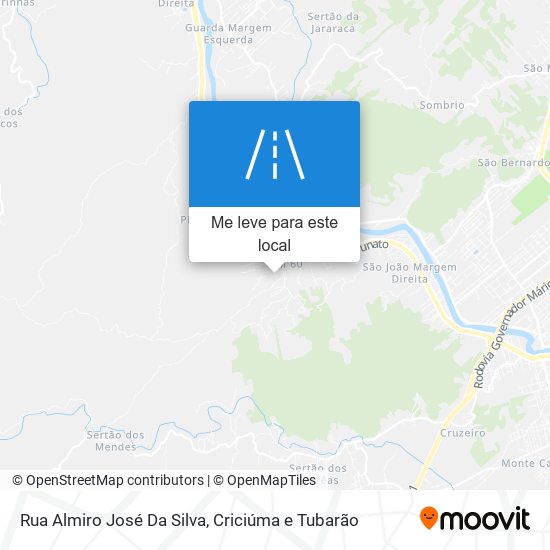 Rua Almiro José Da Silva mapa
