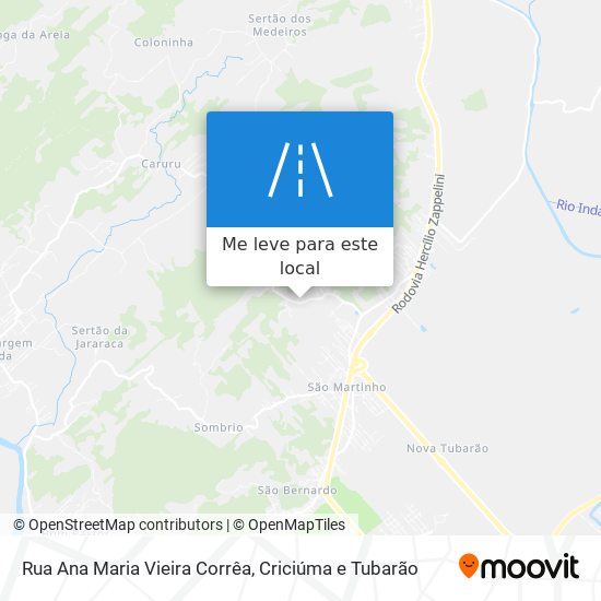 Rua Ana Maria Vieira Corrêa mapa