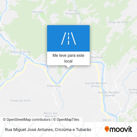 Rua Miguel José Antunes mapa