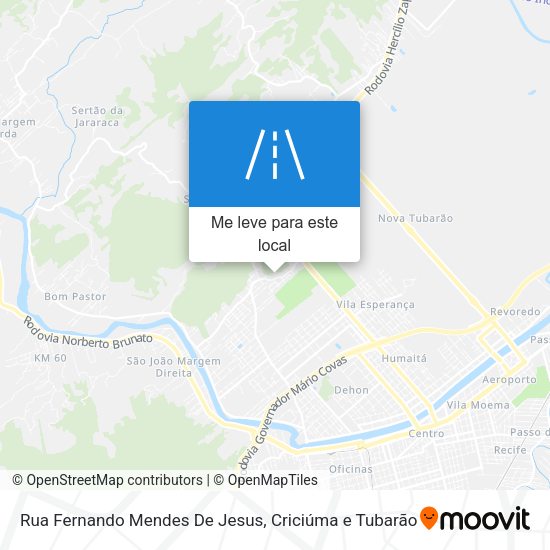 Rua Fernando Mendes De Jesus mapa