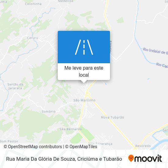 Rua Maria Da Glória De Souza mapa
