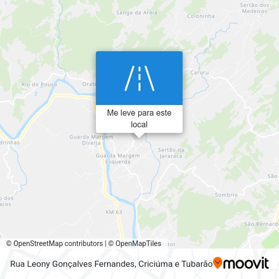 Rua Leony Gonçalves Fernandes mapa