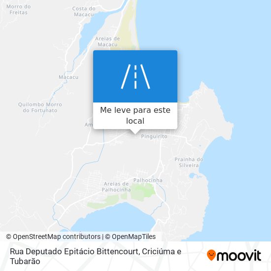 Rua Deputado Epitácio Bittencourt mapa