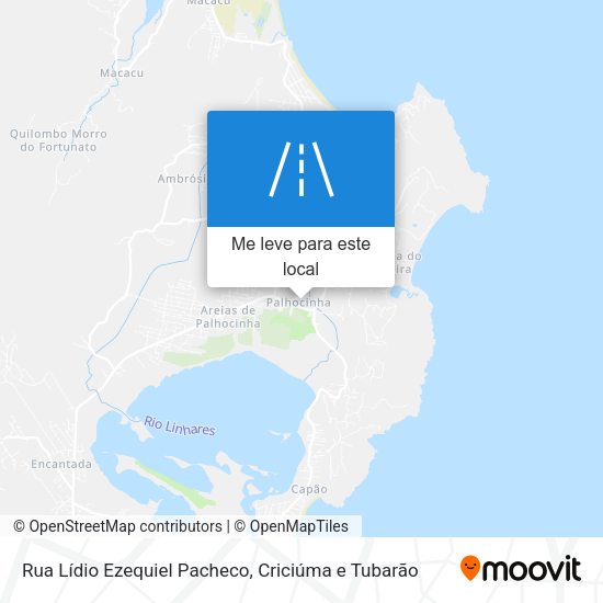 Rua Lídio Ezequiel Pacheco mapa