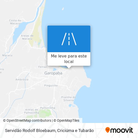 Servidão Rodolf Bloebaum mapa